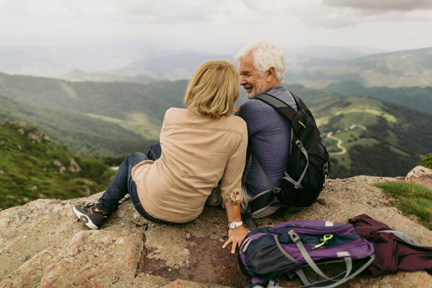 Retired couple